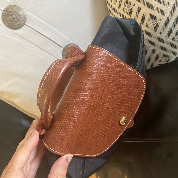 Authentic Longchamp Le Pilage black backpack main image 6
